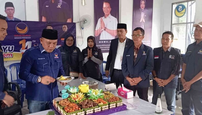 HUT ke-14, DPD Partai NasDem Tanggamus Tebar Kepedulian Lewat Santunan Anak Yatim dan Bantuan Sembako