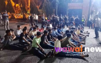 Bikin Resah Warga, Polisi Grebek “Sirkuit Dadakan” Balap Liar di Jalur Dua Islamic Center Kota Agung