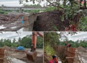 Warga Pekon Balak Lega, Pembangunan Tanggul Penahan Banjir Way Ngarip Dimulai