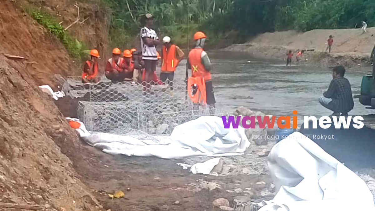 Proyek Bronjong Way Ngarip Diprotes, Kakon Padang Ratu Ancam Turunkan Warga