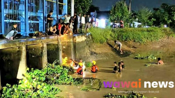 Dua Bocah Hanyut di Irigasi Pesawaran, Satu Ditemukan Meninggal Satu Dalam Pencarian