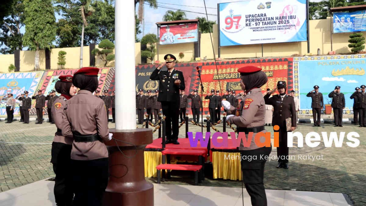 Kapolres Tanggamus Pimpin Upacara Hari Ibu ke-97, Tegaskan Perempuan Pilar Bangsa