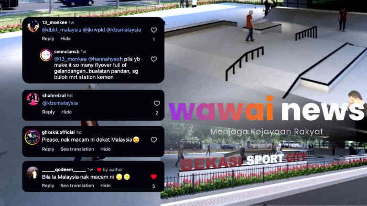 Skatepark Kolong Flyover Bekasi Bikin Iri Nasional hingga Malaysia, Warga Ramai-ramai Tag Kepala Daerah, “Kapan Kota Kami?”
