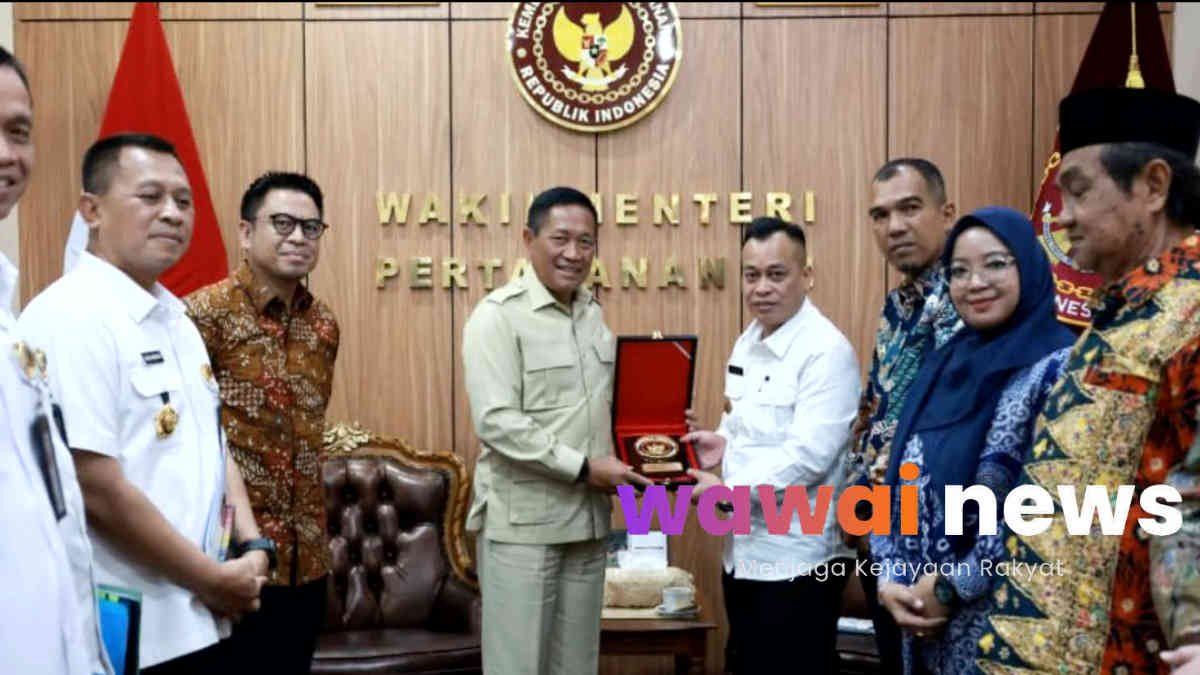 Wamenhan–Bupati Lingga Bahas Lahan Latihan TNI untuk Proyek Smelter PSN
