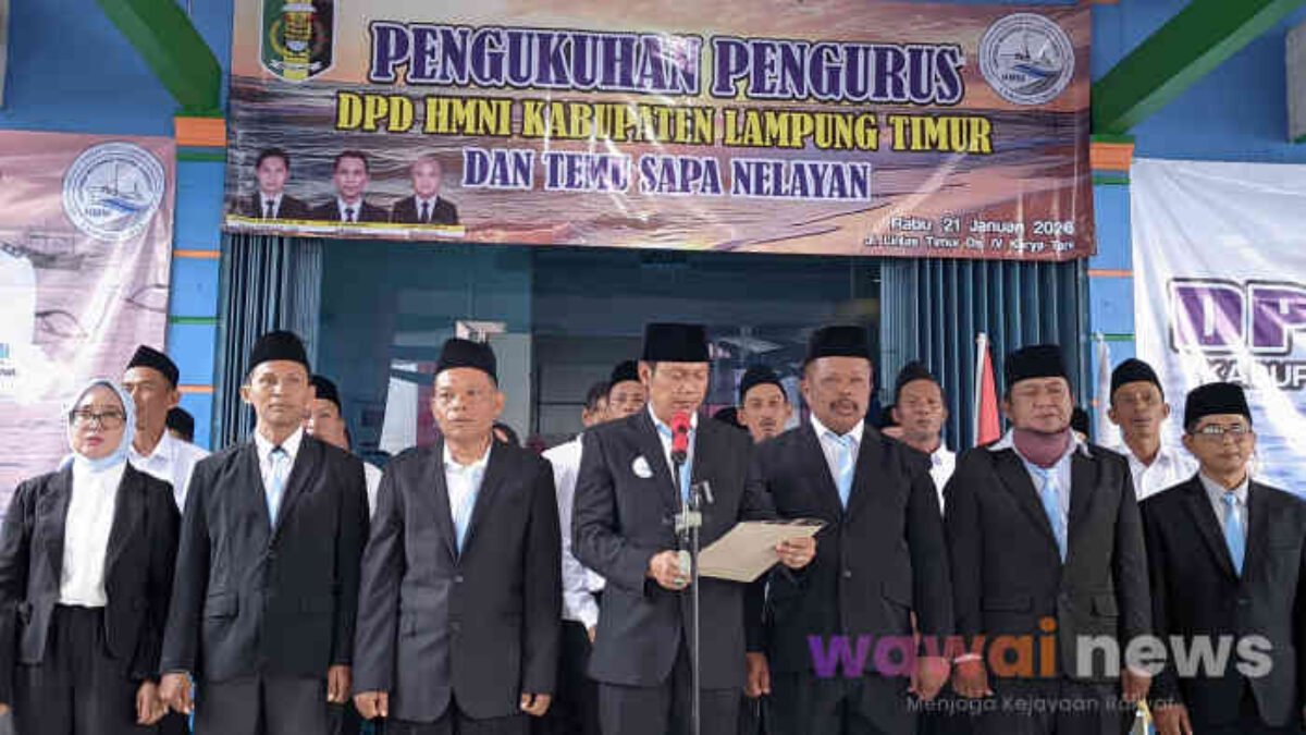 HMNI Lampung Timur Dikukuhkan, Janji Nelayan Naik Kelas di Era Digital