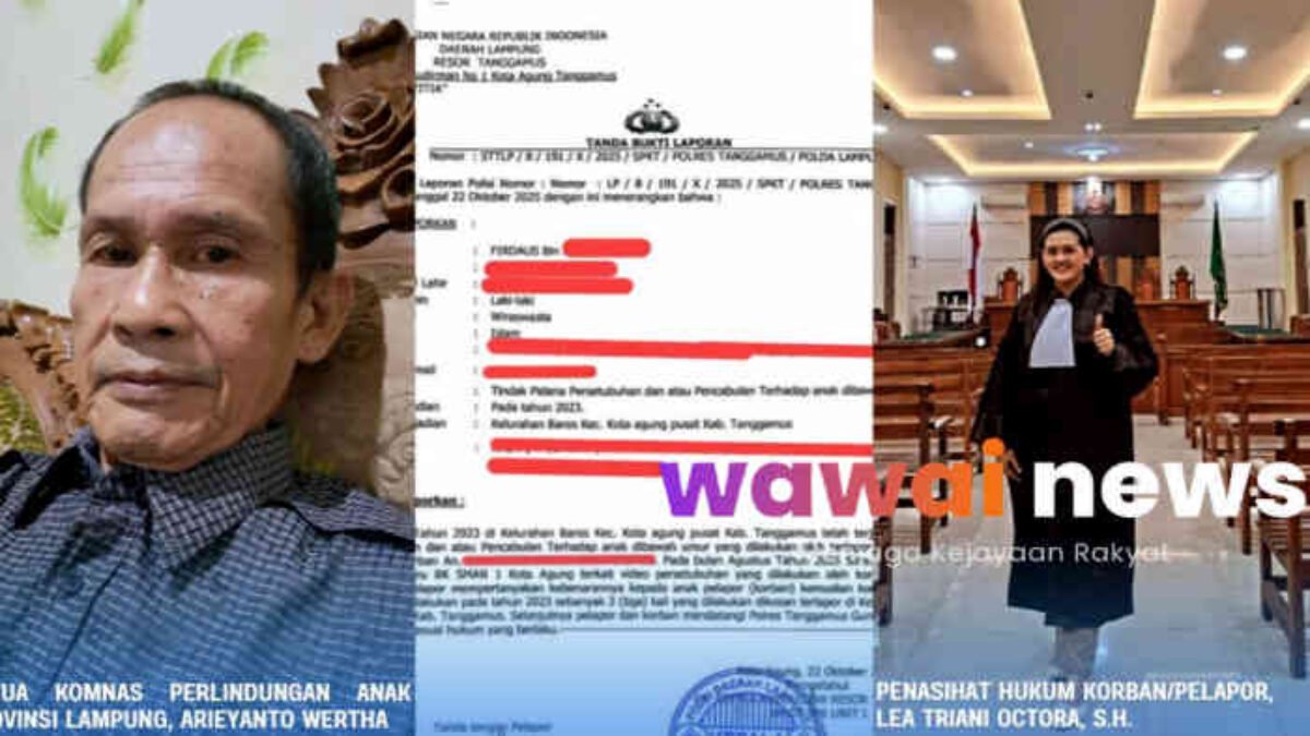 Kasus Dugaan Perkosaan Anak Mandek, Komnas PA Soroti Polres Tanggamus