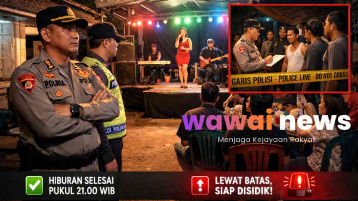 Organ Tunggal Lewat Malam Siap Disidik, Polsek Tanjung Bintang Pasang Alarm Hukum