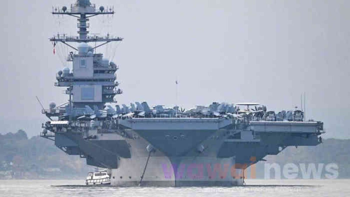 ARMADA RAKSASA MENUJU TIMUR TENGAH! Trump “Pertimbangkan” Serangan, USS Gerald R. Ford Merapat ke Mediterania