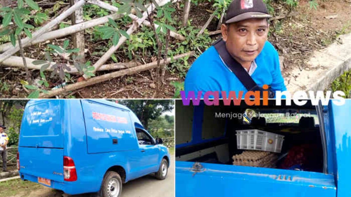 Parah! Mobil Perpustakaan Pemkab Lampura Disulap Jadi Pengangkut Telur dan Salak