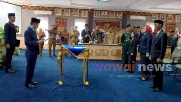 Intji Indriati Dilantik sebagai Sekretaris Daerah Lampung Utara