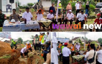 Plt Bupati Lampung Tengah Resmikan Pembangunan Kopdes Merah Putih Kampung Sukajaya