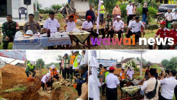 Plt Bupati Lampung Tengah Resmikan Pembangunan Kopdes Merah Putih Kampung Sukajaya