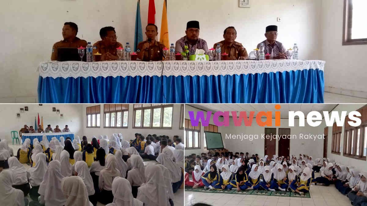 SMPN 2 Abung Semuli Sosialisasi TKA 2026 Berbasis Online