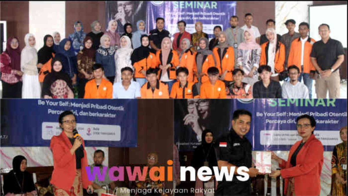 Seminar “Be Your Self” di STEBI Tanggamus, Mahasiswa Diajak Bangun Kepercayaan Diri dan Karakter