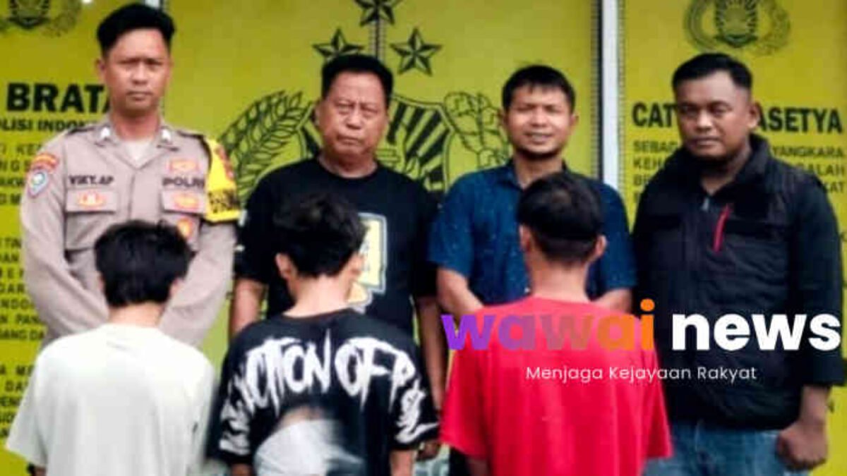 Tiga Pemuda Gasak 11 Tabung LPG di Tanggamus, Satu Masih di Bawah Umur