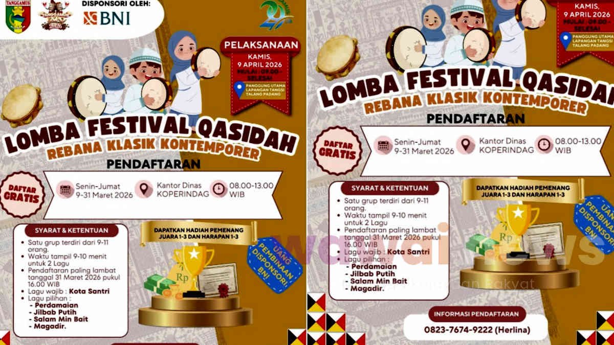 Lomba Qasidah Rebana Meriahkan HUT ke-29 Tanggamus