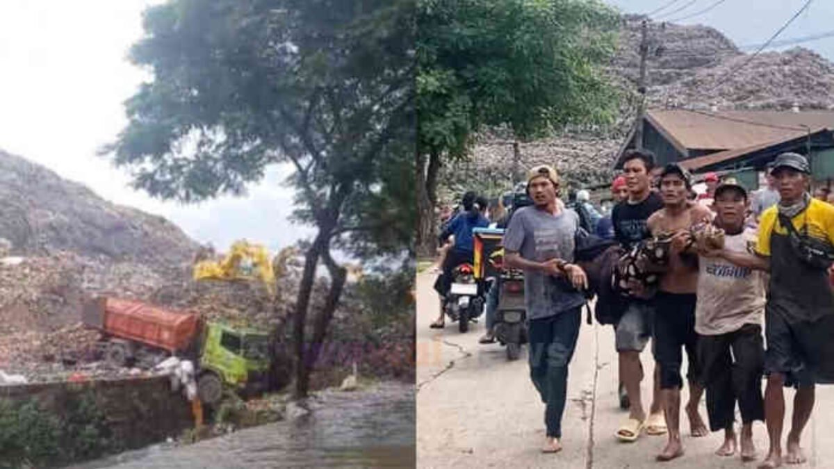 Longsor Gunung Sampah Bantargebang Tewaskan 4 Orang, Truk dan Warung Tertimbun Limbah Jakarta