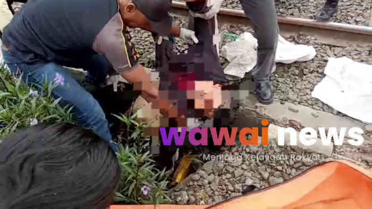 Tragis! Warga Tewas Tersambar Kereta di Rel Padat Bekasi Timur