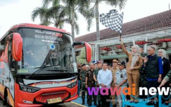 Wagub Lampung Lepas 1.886 Peserta Mudik Gratis 2026