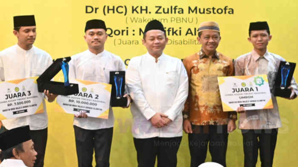 Tangis Haru Wahyu Wardana! Pemuda Lampung Juara Lomba Adzan Nasional, Diguyur Hadiah Umrah dari Ketum Golkar