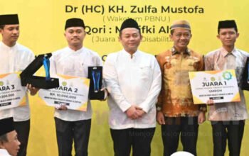 Tangis Haru Wahyu Wardana! Pemuda Lampung Juara Lomba Adzan Nasional, Diguyur Hadiah Umrah dari Ketum Golkar