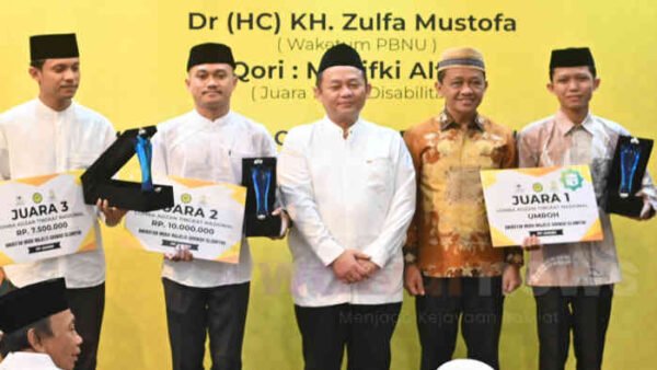 Tangis Haru Wahyu Wardana! Pemuda Lampung Juara Lomba Adzan Nasional, Diguyur Hadiah Umrah dari Ketum Golkar