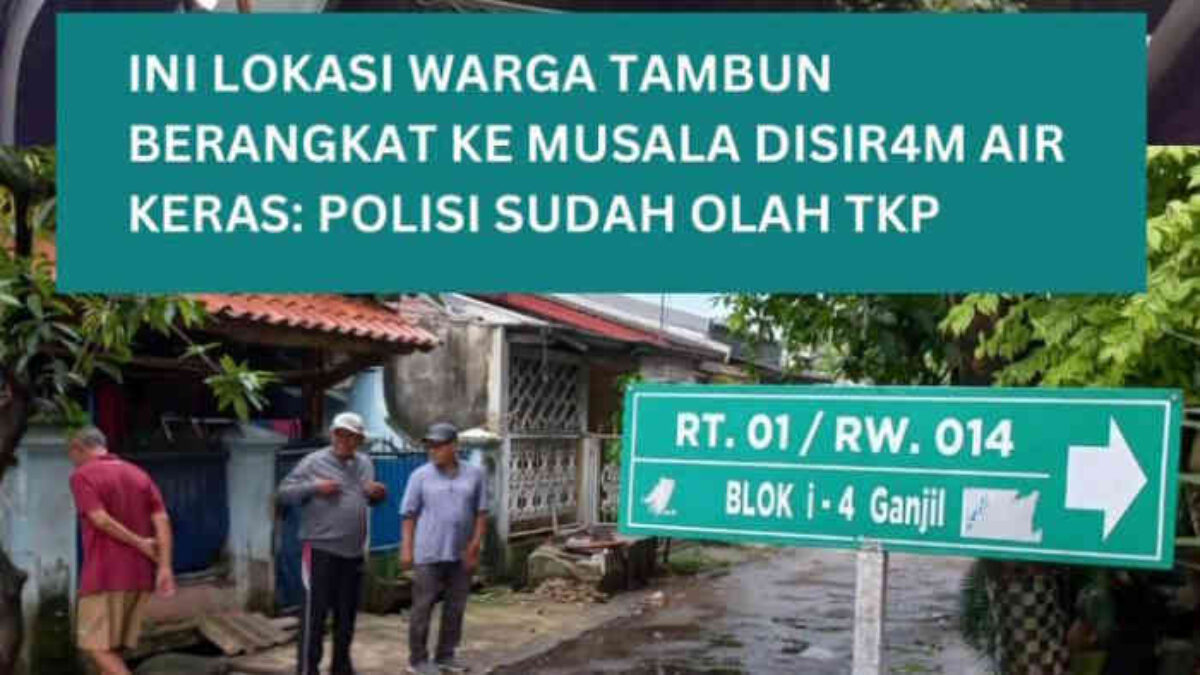 Teror Air Keras di Bekasi: Warga Diserang Saat Menuju Ibadah, Pelaku Diduga Terencana