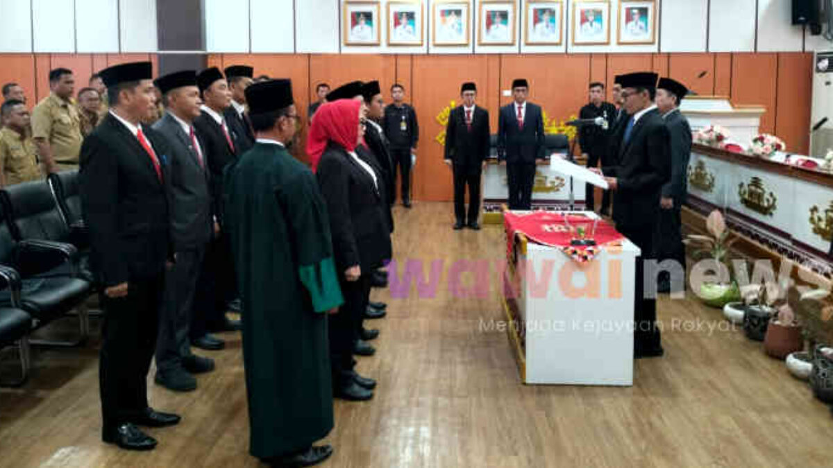 9 Pejabat Dilantik, Wabup Agus Suranto Tegaskan ASN Tak Boleh Lagi Kerja Sekadar Rutinitas!