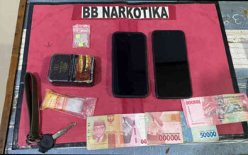 Digerebek Tengah Malam! Pemuda di Jabung Diciduk, Ekstasi Warna “Transformer” Jadi Barang Bukti