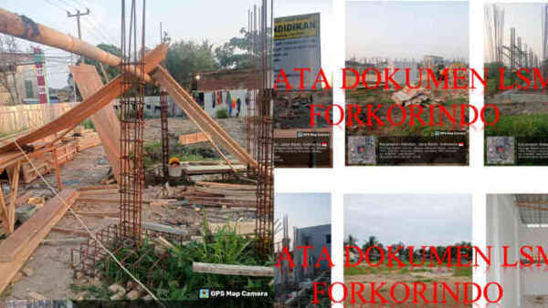 Skandal Proyek SMA Negeri 4 Babelan! Anggaran Rp7,9 Miliar Diduga Disunat, Material Diganti Diam-Diam