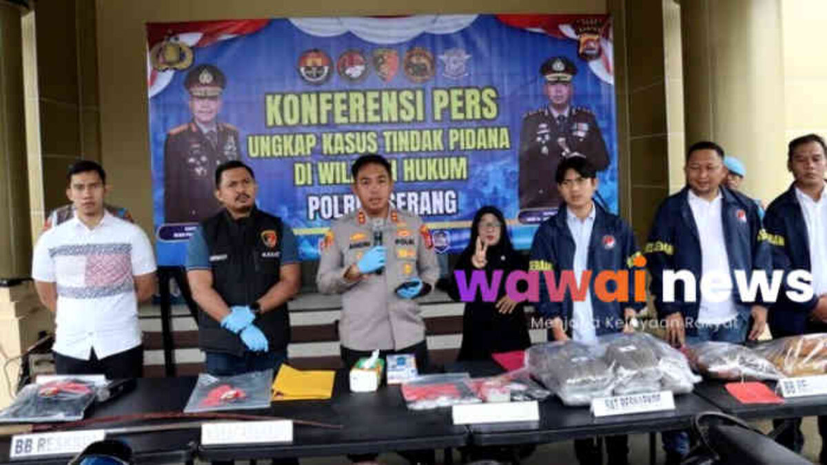 Polres Serang Ringkus Komplotan Curanmor Bersenpi Asal Lampung, Motor Curian Dikirim ke Karawang