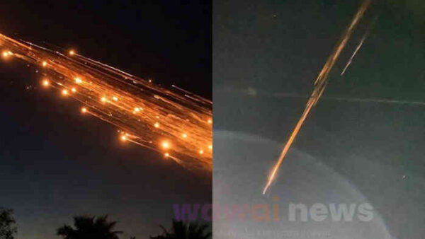 Langit Lampung Dibikin Heboh! Cahaya Mirip Rudal Ternyata Sampah Roket, Warga Sempat Panik