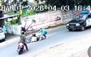 Curanmor Nekat di Bandar Lampung: Tersungkur Dikejar Warga, Kabur Lagi Usai Letuskan Senjata Api