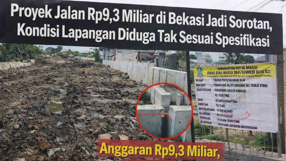 Rp9,3 Miliar untuk Jalan ‘Bolong’? Proyek SS Rawa Baru Disorot, LSM: Pengawasnya ke Mana?”