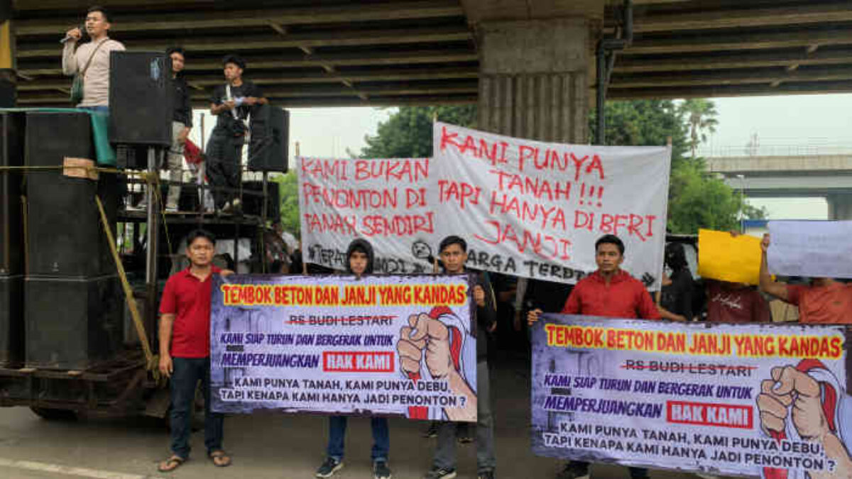Aksi Demo PPI Bekasi Tuntut 40 Persen Tenaga Kerja Lokal di RS Budi Lestari Bekasi