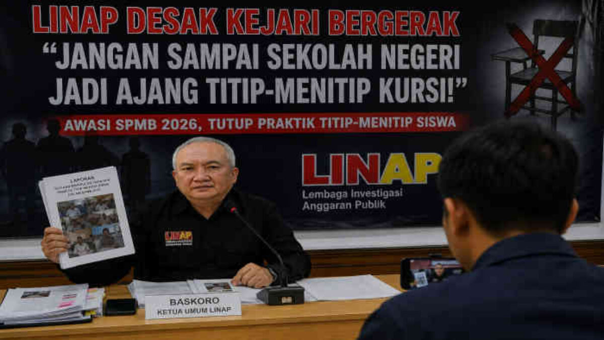 Jelang SPMB Kota Bekasi 2026, LINAP Desak Kejari Bergerak: “Jangan Sampai Sekolah Negeri Jadi Ajang Titip-Menitip Kursi!”
