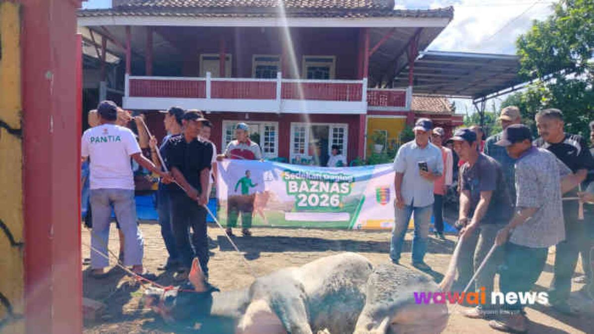 BAZNAS dan Rumah Aspirasi Gerindra Tebar Kurban di Lampung Timur