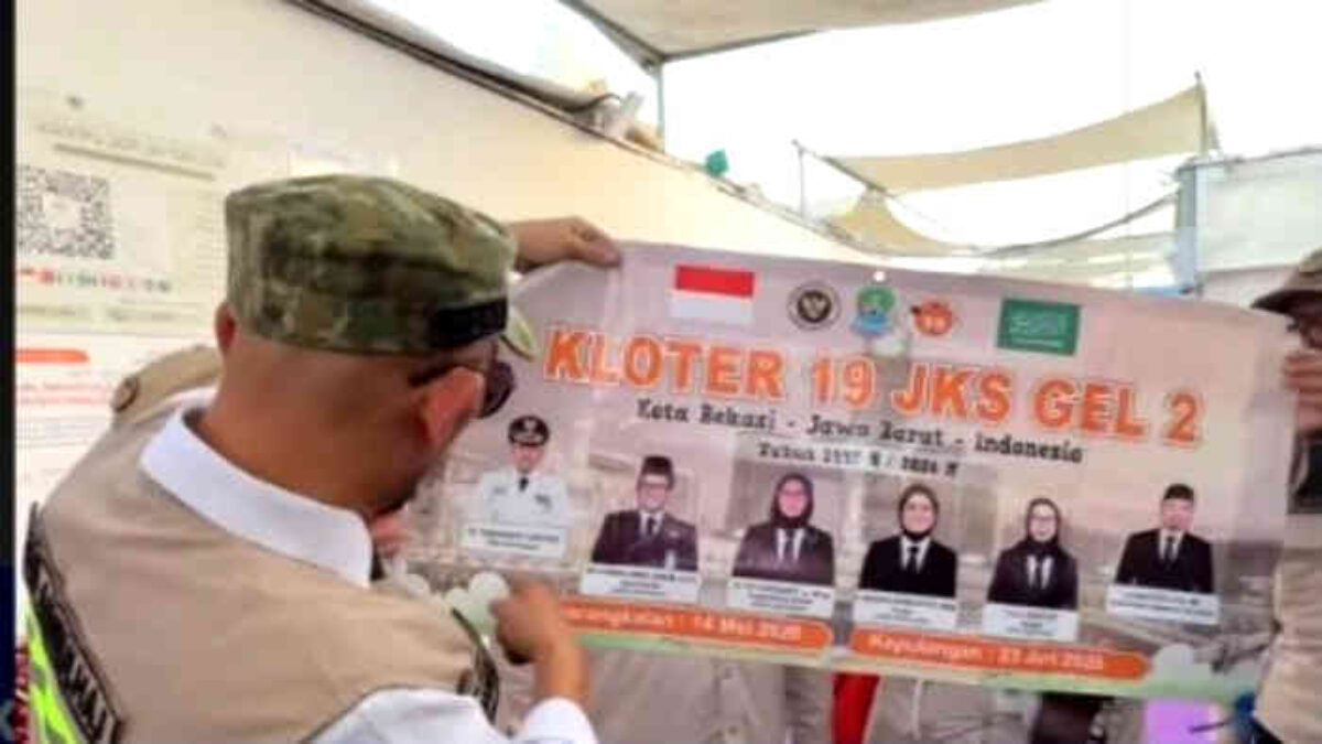Viral Spanduk Wali Kota Bekasi Dicopot di Mina, Wamenhaj Sidak: Tanah Suci Bukan Tempat Branding Pejabat