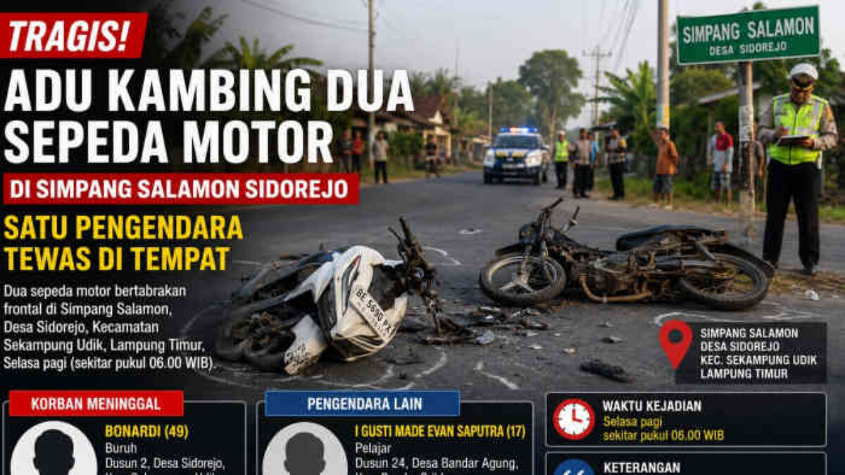 Berangkat Cari Nafkah, Pulang Jadi Jenazah: Buruh Tewas dalam Adu Kambing di Lampung Timur