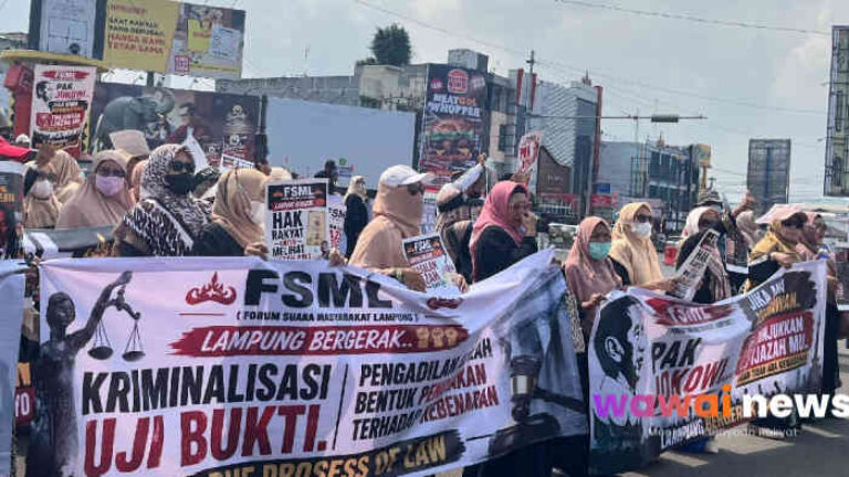 Demo Tolak Jokowi di Bandar Lampung Memanas, Massa Soroti Ekonomi, HAM hingga Polemik Ijazah
