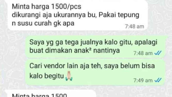 ROTI DIPERKECIL, NOTA DIBESARKAN? Chat Viral Dugaan Permainan Harga MBG Gegerkan Publik