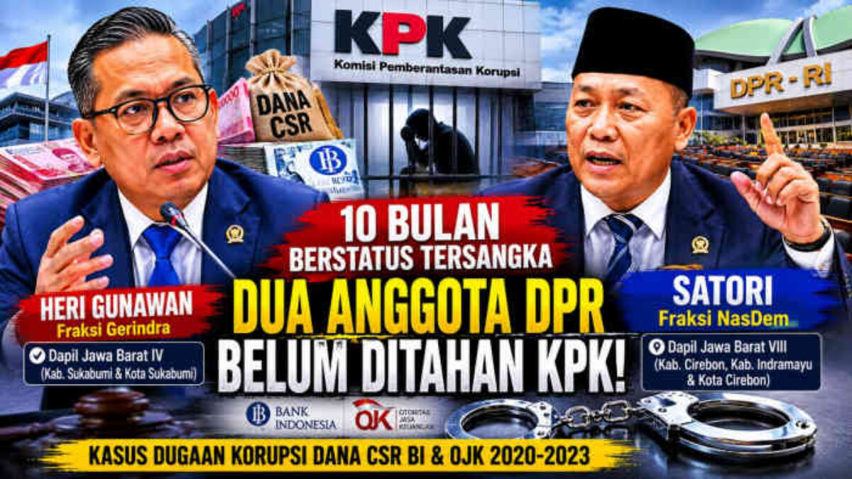 Kasus CSR BI-OJK Jalan di Tempat? Dua Tersangka Anggota DPR Belum Juga Masuk Rumah Tahanan