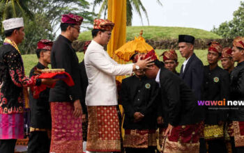 Ratu Darah Putih Kukuhkan Bandar Baru Sekappung Limo Migo, Menjaga Adat Bukan Sekadar Pakai Tanjak, tapi Menjaga Marwah Lampung