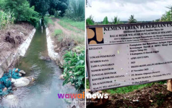 Proyek Irigasi Miliaran di Lampung Utara Diduga Mangkrak, Petani Kecewa Cuma Tambal Sulam