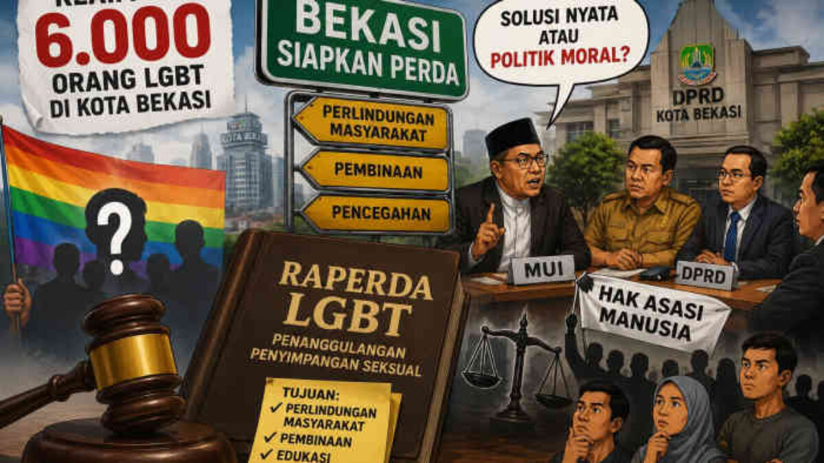 Perda LGBT Bekasi Dikebut, Klaim 6.000 Orang Jadi Alarm: Solusi Sosial atau Politik Moral?