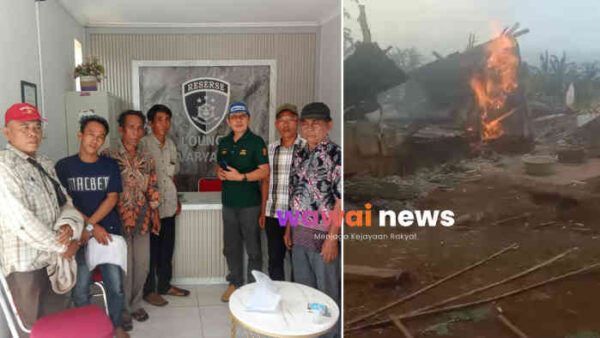Rumah dan Gubuk Petani di Lahan Eks HGU PT Tanggamus Indah Hangus Dibakar, Korban Serbu Polres Tanggamus