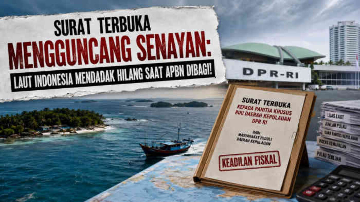 SURAT TERBUKA MENGGUNCANG SENAYAN: Laut Indonesia Mendadak Hilang Saat APBN Dibagi!
