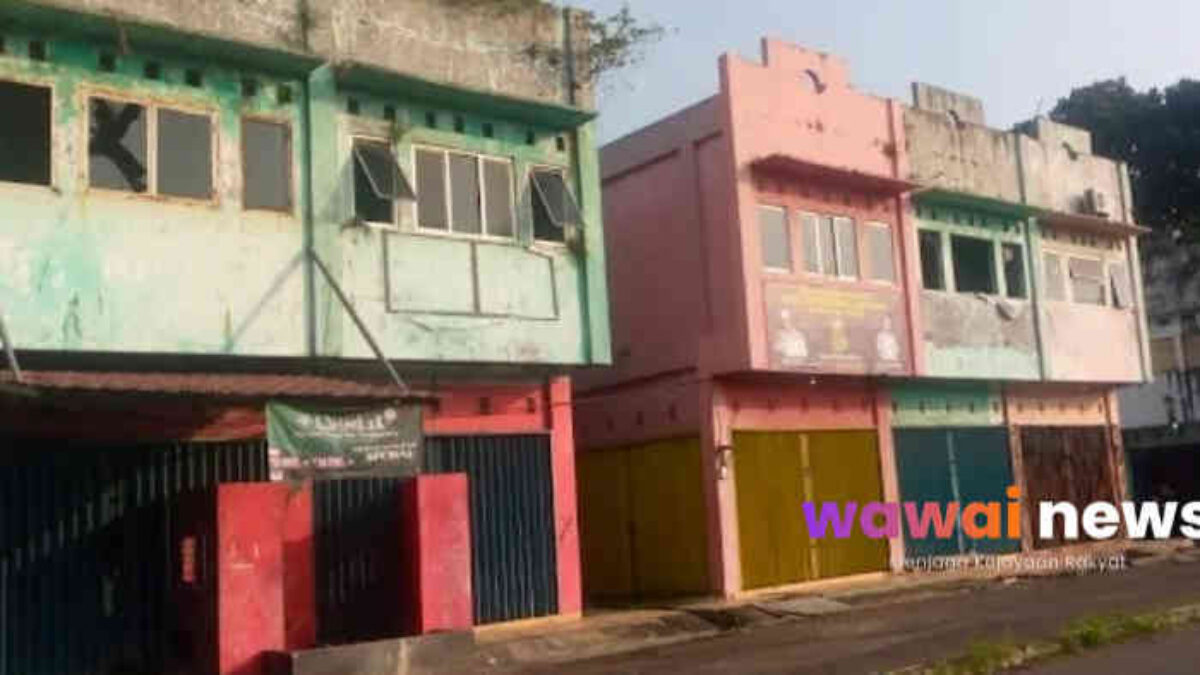 Ruko Terminal Kemiling Terbengkalai, Warga Usul Jadi Pusat Ikan Murah Terbesar di Bandar Lampung