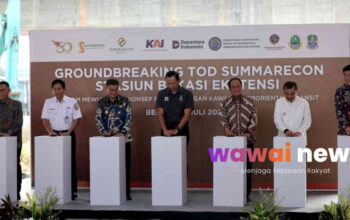 Bekasi Melesat Jadi Kota Metropolis! Groundbreaking Stasiun Baru Picu Era TOD