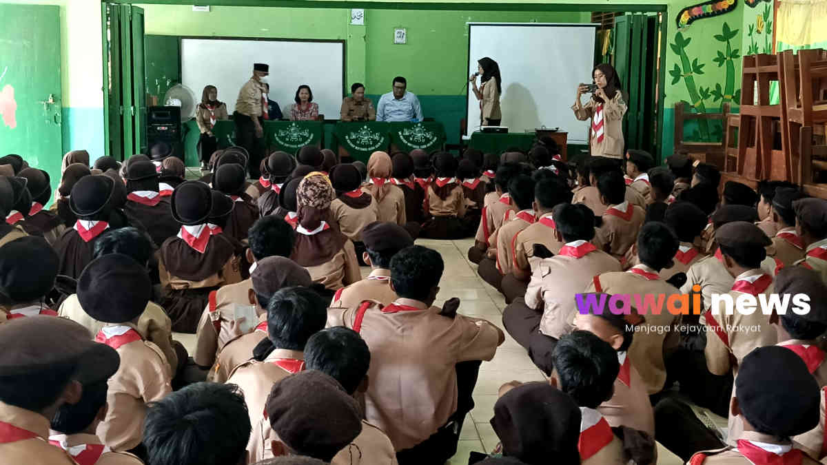 Bentengi Generasi dari Narkoba dan Bullying, Ratusan Siswa MI-MTs Miftahul Huda Digembleng Aparat dan Tokoh Daerah